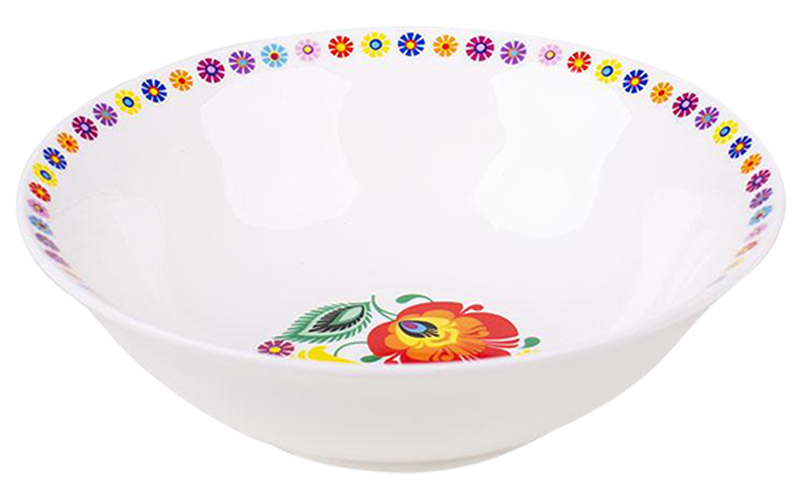 Small bowl Lowicz white 