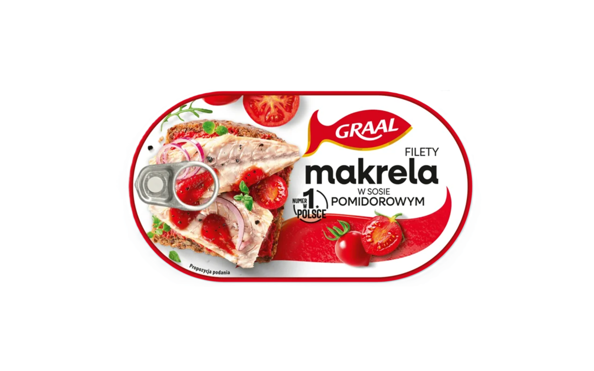 Graal mackrel fillet in tomatoes
