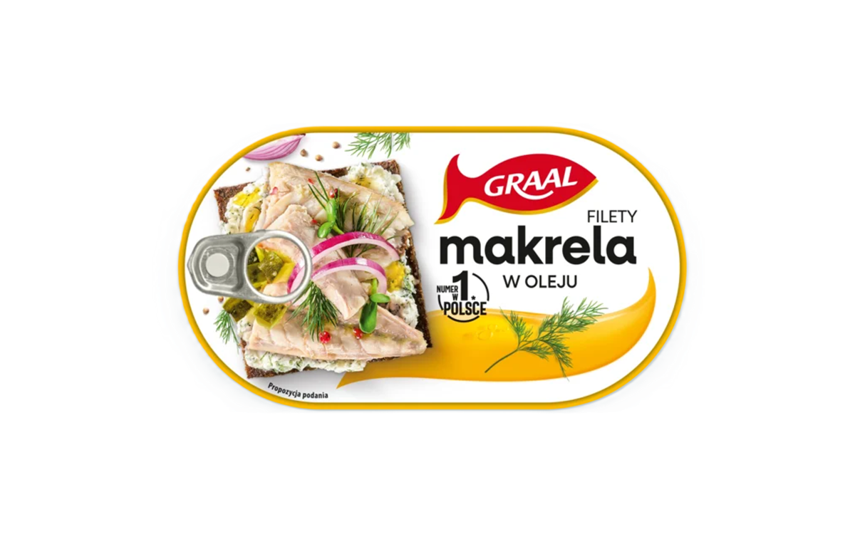 Graal mackrel fillet in oil