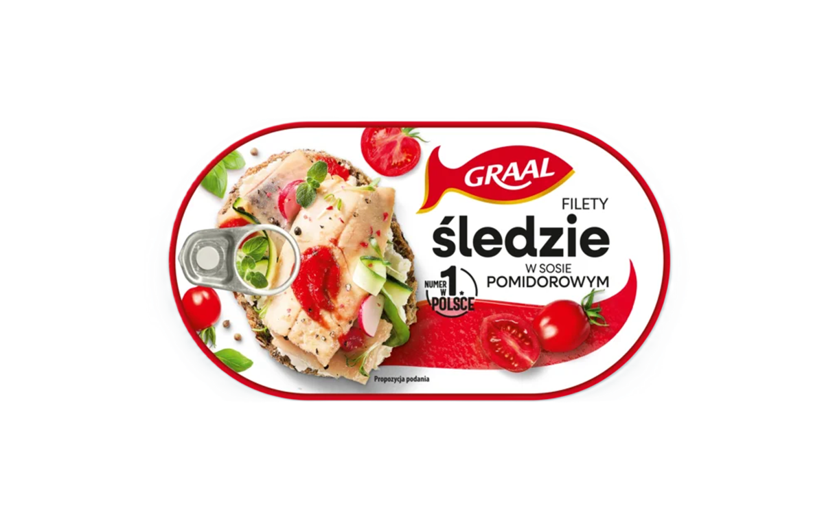 Graal herring fillet in tomatoes