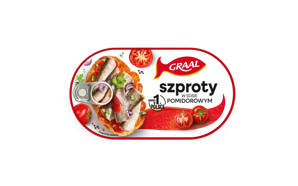 Graal sprat in tomato sauce