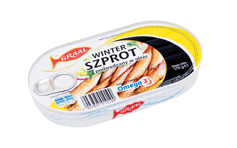 Graal winter sprat in oil