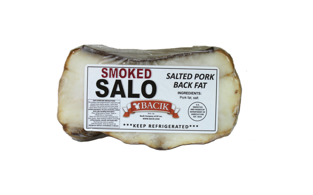 Smoked salted pork backfat Mini
