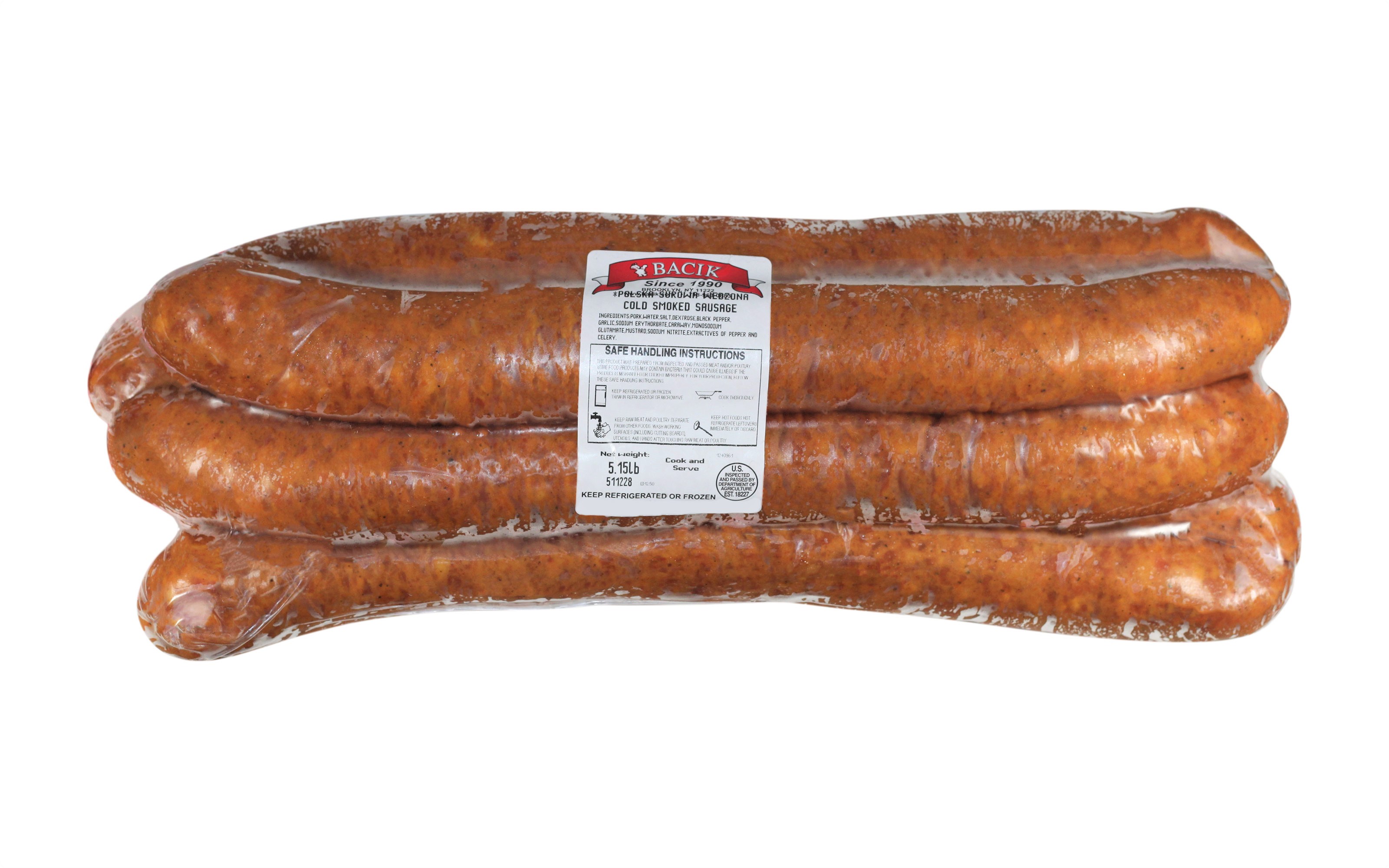 Cold Smoked Sausage