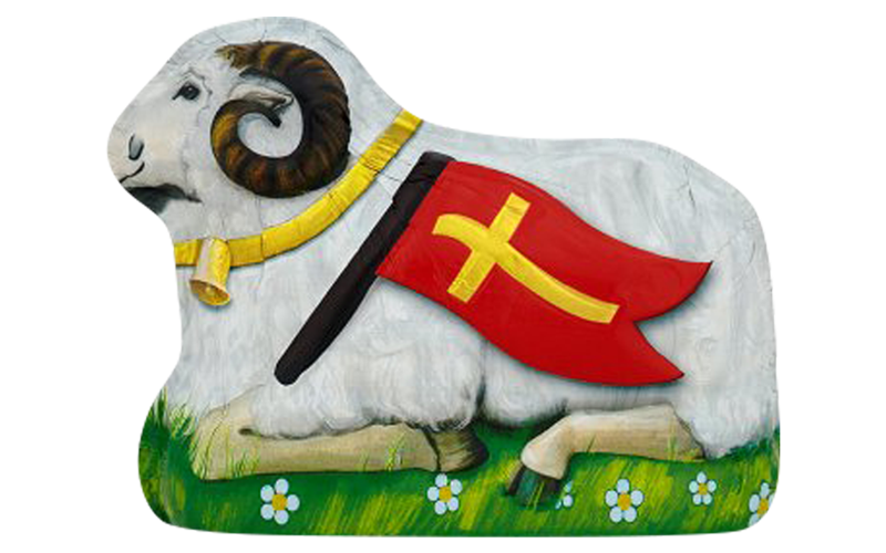 Milk chocolate Easter lamb 