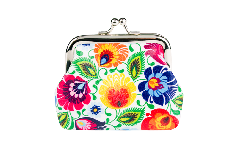 Coin purse Lowicz white OUT