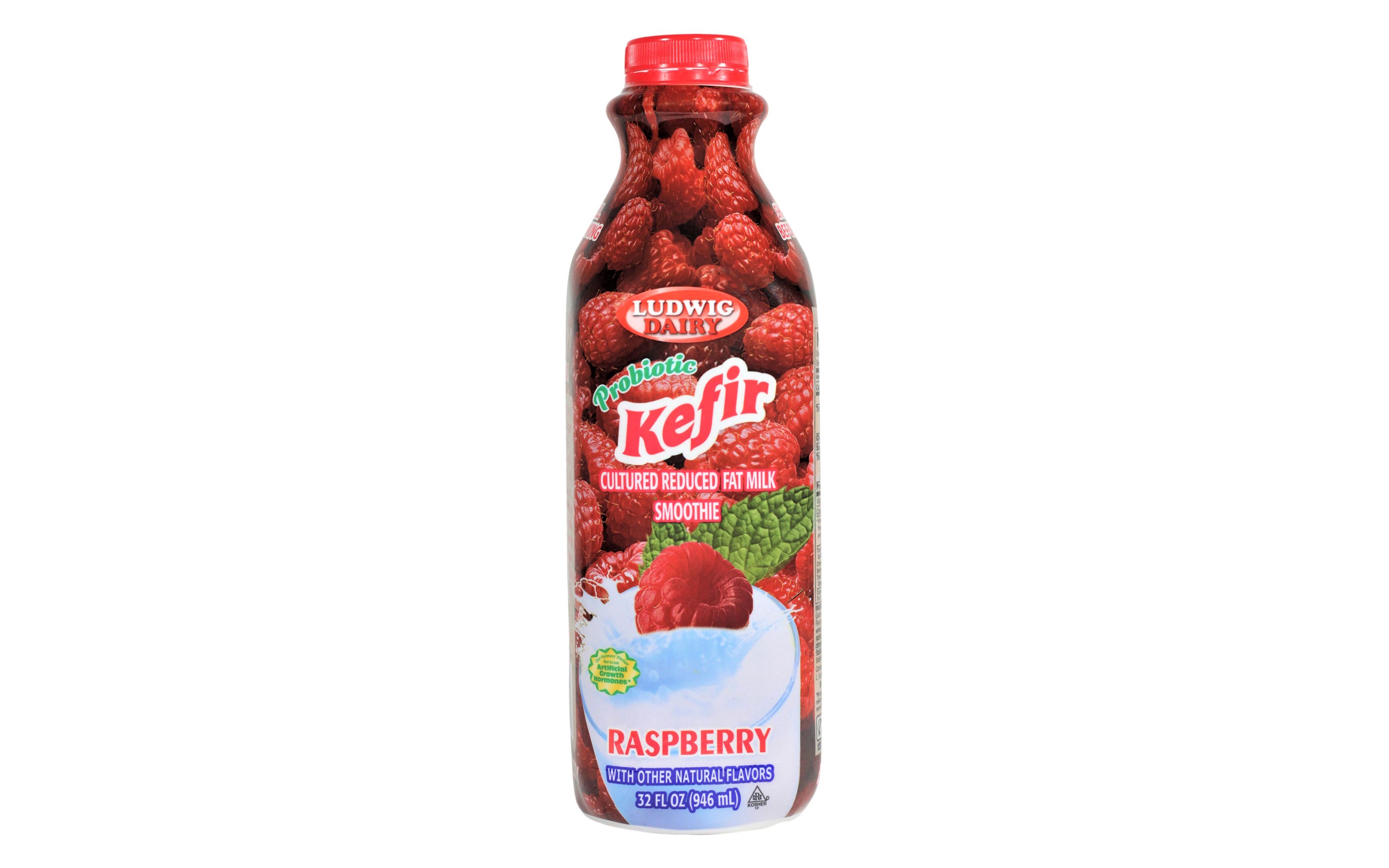 Kefir bottle raspberry LD