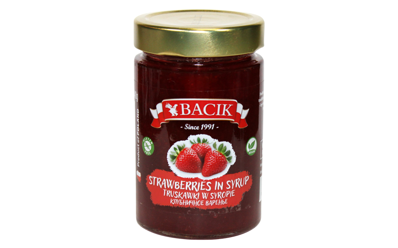 Strawberries in syrup