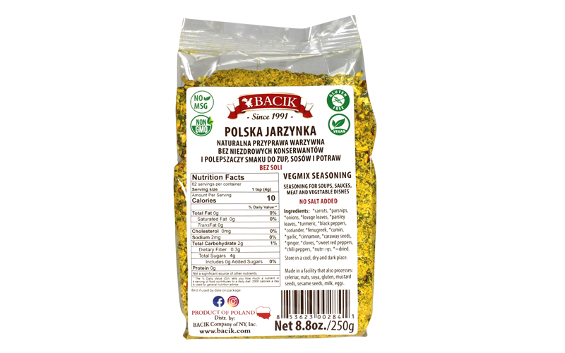 Bacik vegmix seasoning 
