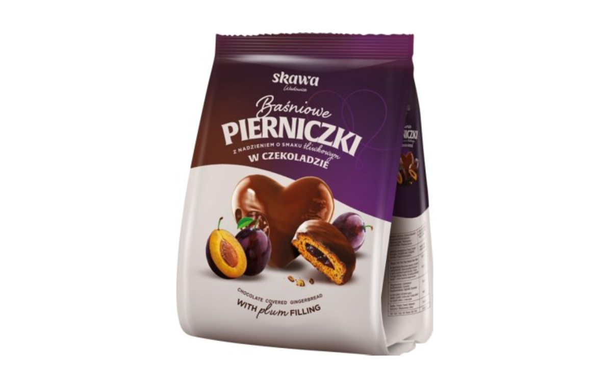 Gingerbread Hearts in Chocolate Plum