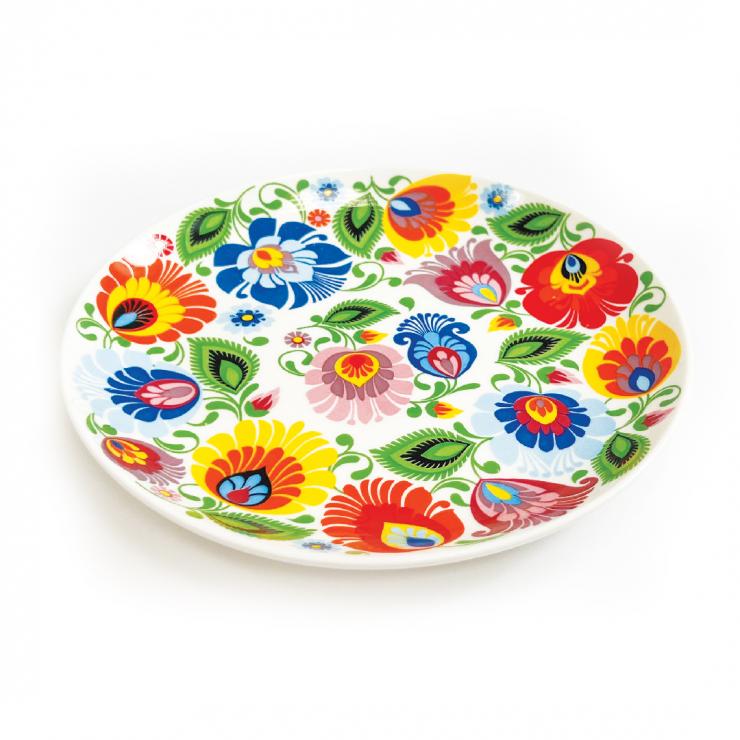 Dessert plate lowicz white