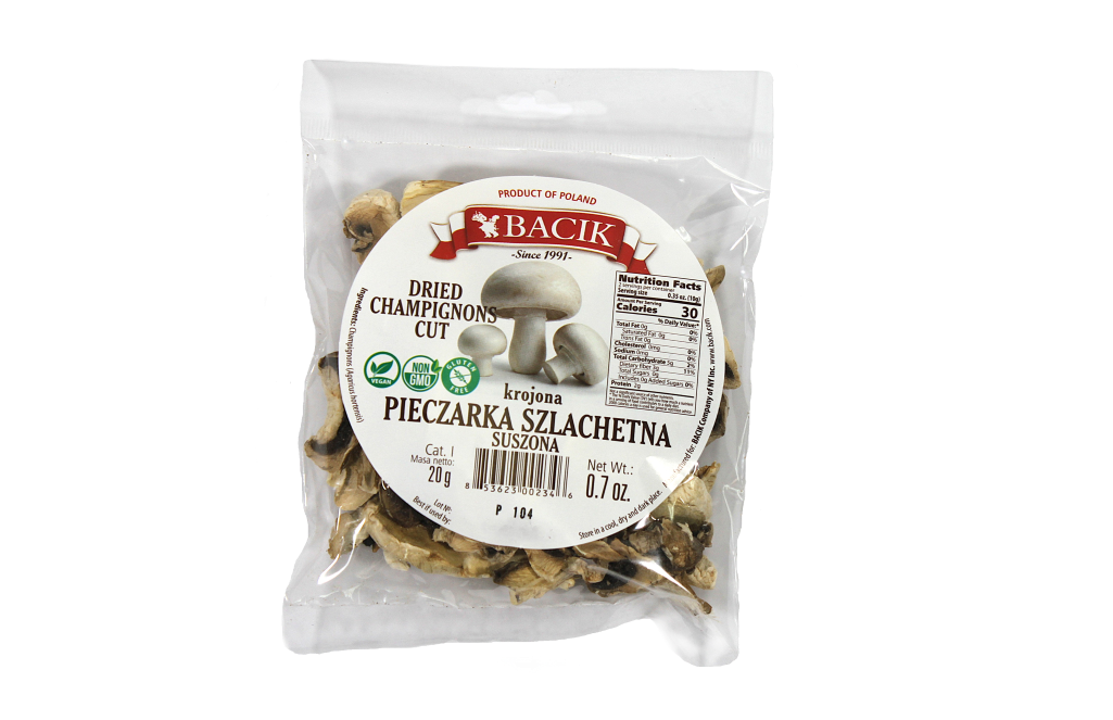 Dried Champignons Cut
