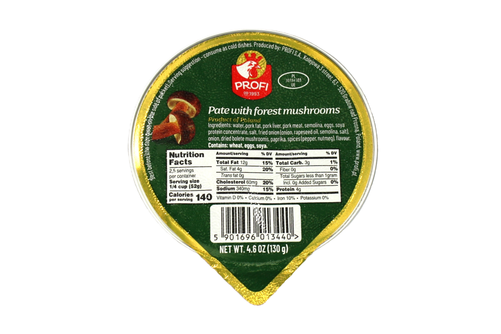 Pate w/forest mushrooms