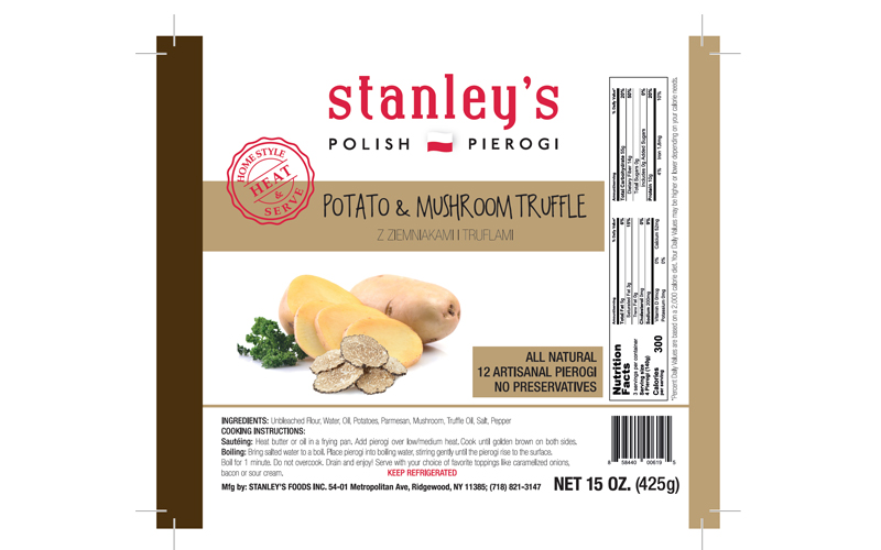 Stanley’s Potato & Truffle & Parmesan pierogi