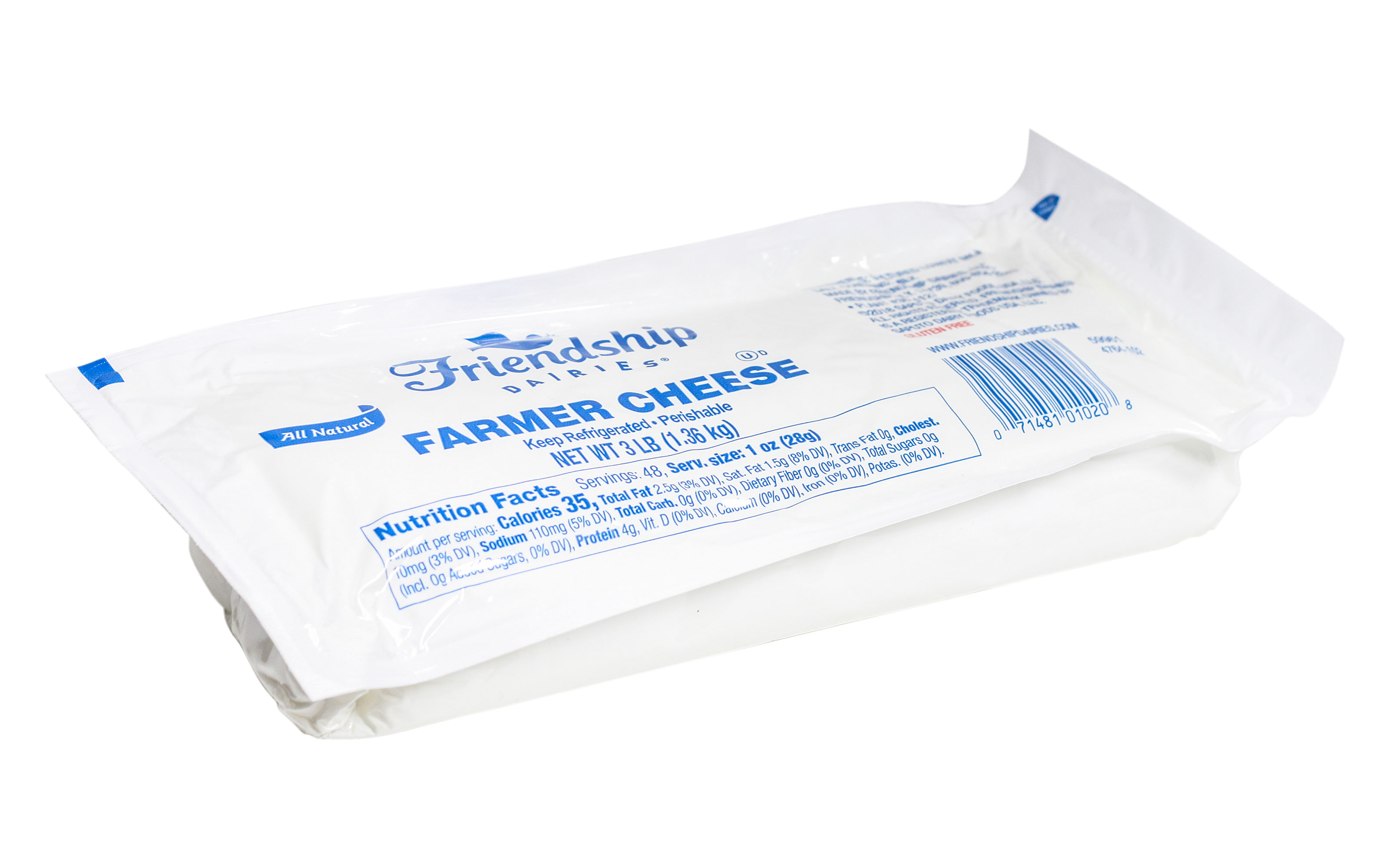Friendship Farmers Cheese bricks