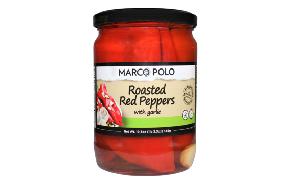 Roasted Peppers w/Garlic Marco Polo